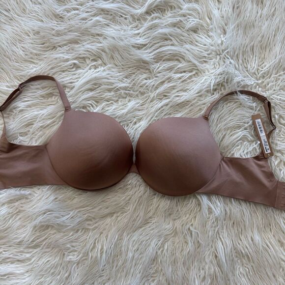 Skims Ultimate Push up Plunge Bra Sienna Size 34DDD - Picture 5 of 10